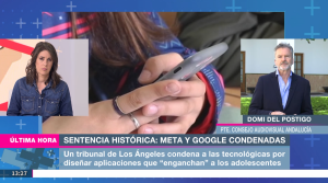 Meta y YouTube, declaradas negligentes por la adicción de menores a redes sociales