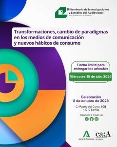 El CAA convoca en octubre la tercera edición de su Seminario del Audiovisual con la mirada puesta en la revolución digital y la IA